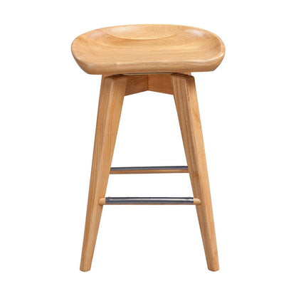Bali Backless Swivel Counter Stool - Natural