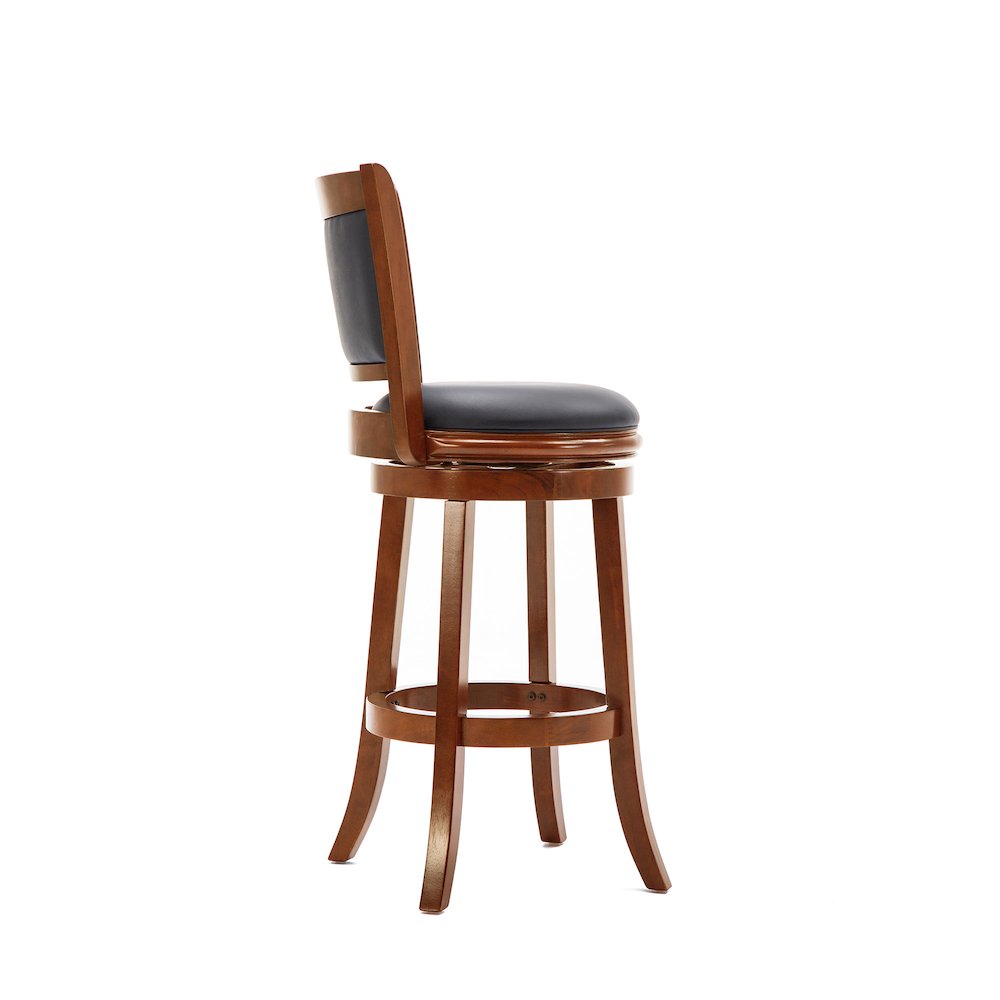 Augusta Swivel Bar Stool - Cherry