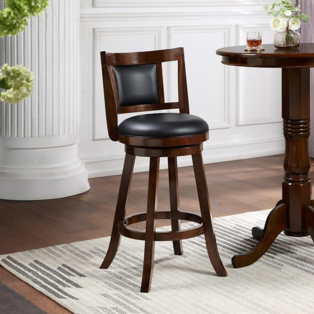 Avianna Swivel Counter Stool - Cappuccino