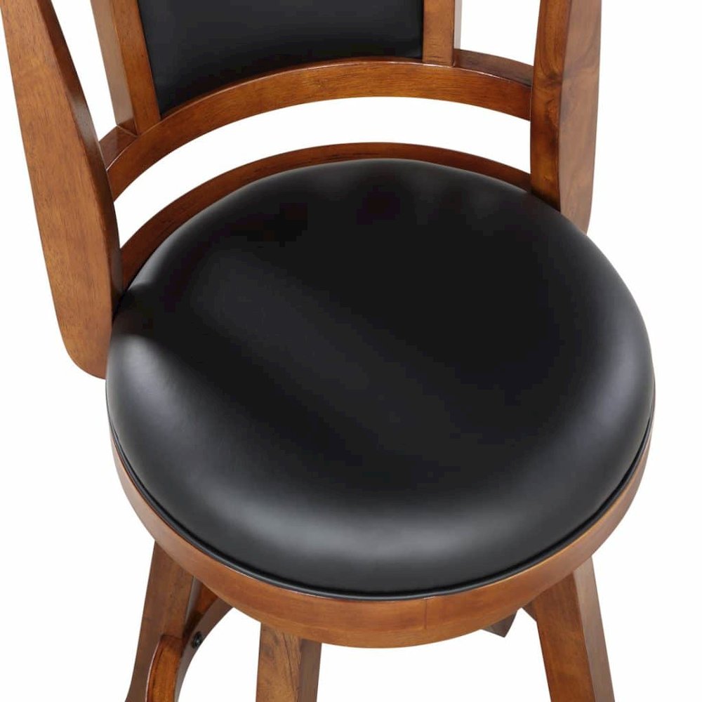Avianna Swivel Counter Stool - Cherry