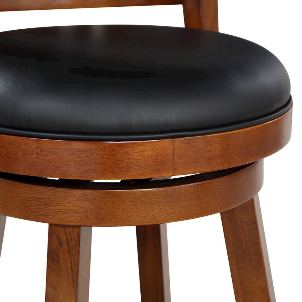 Avianna Swivel Counter Stool - Cherry