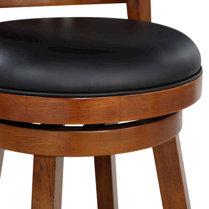Avianna Swivel Counter Stool - Cherry