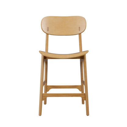 Solvang Wood Counter Stool - Natural Finish