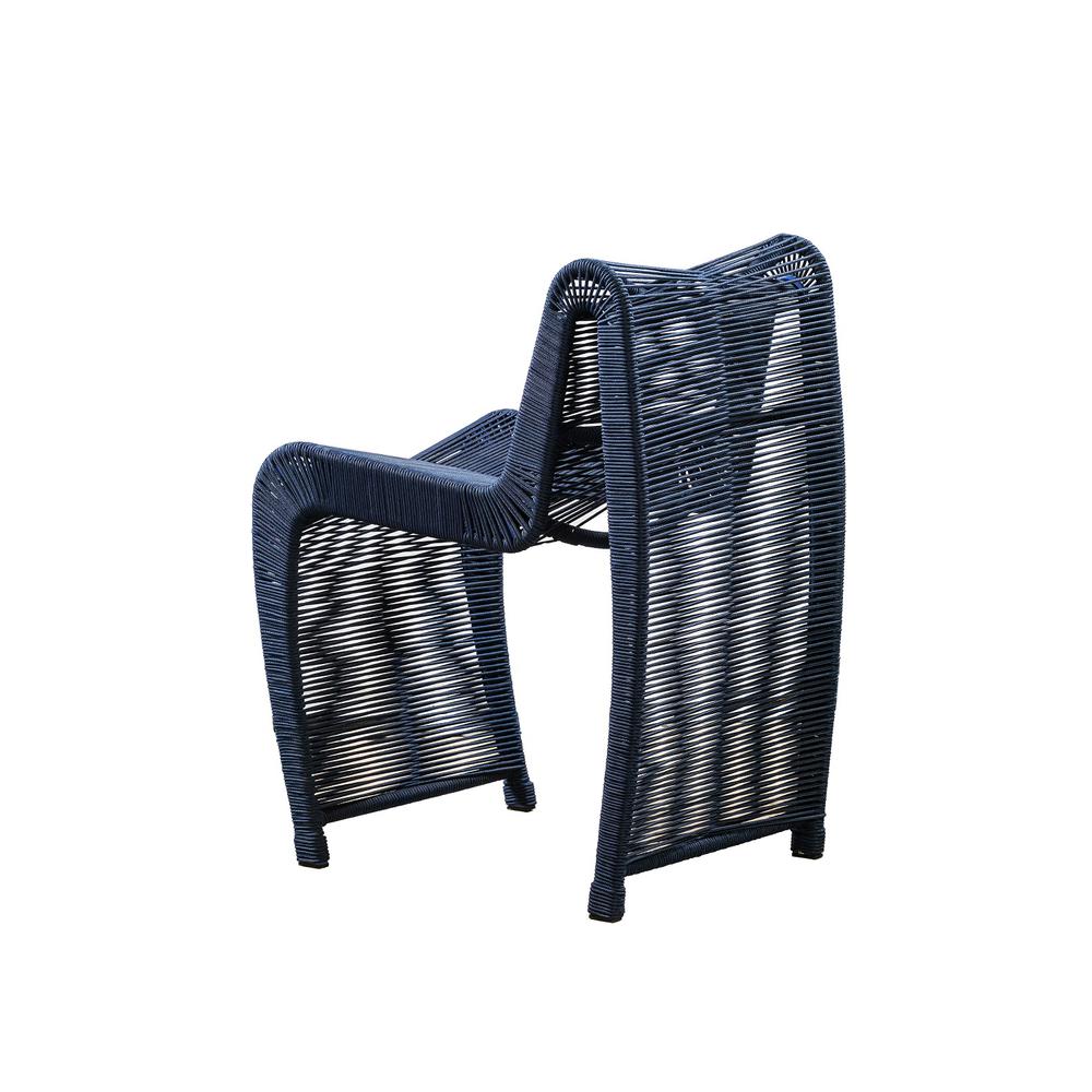 Lorenzo Blue Rope Counter Stool - Set of 2