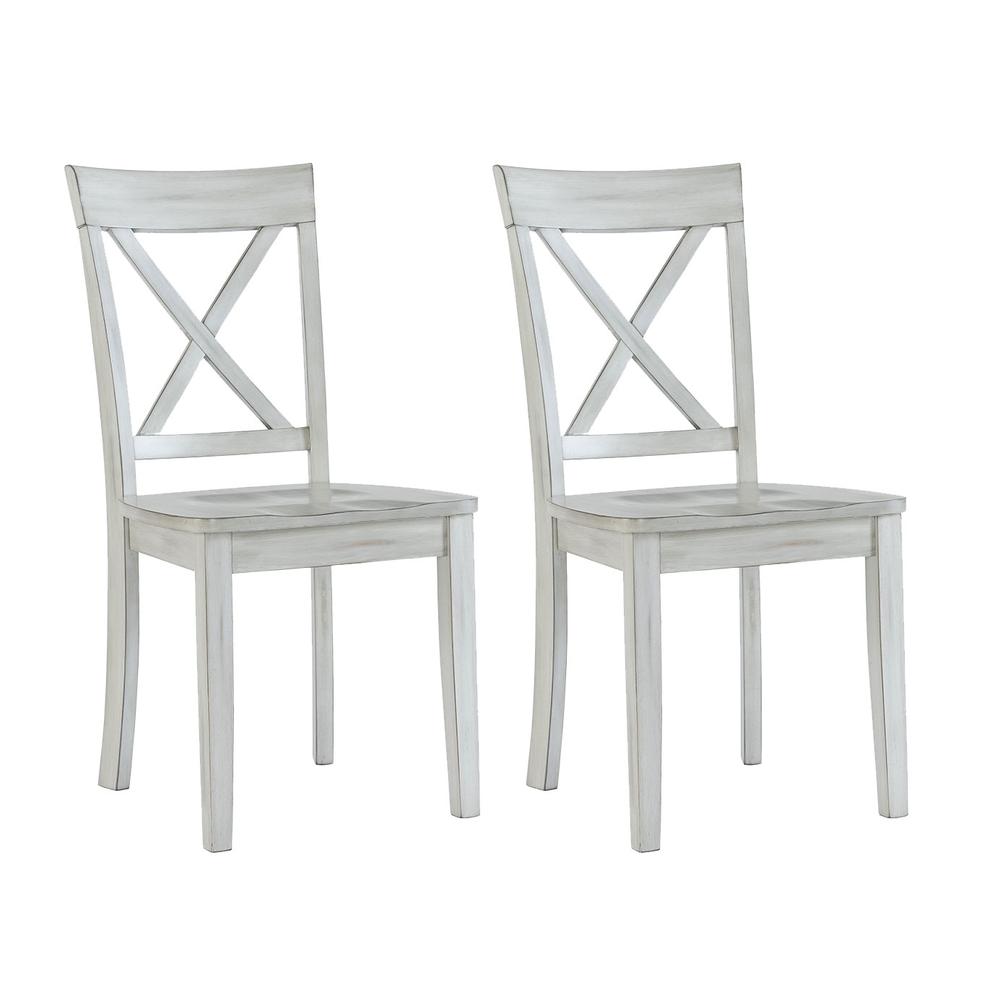 Jamestown Dining Chair - Set of 2 - Antique White