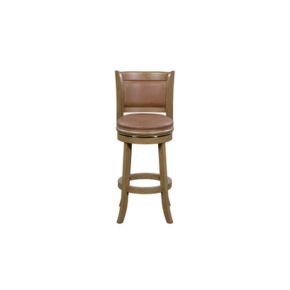 Augusta 26" Swivel Counter Stool - Distressed Sandrift