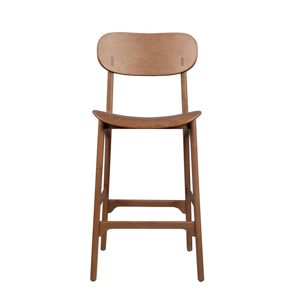 Solvang Wood Bar Stool- Brown Ale Finish