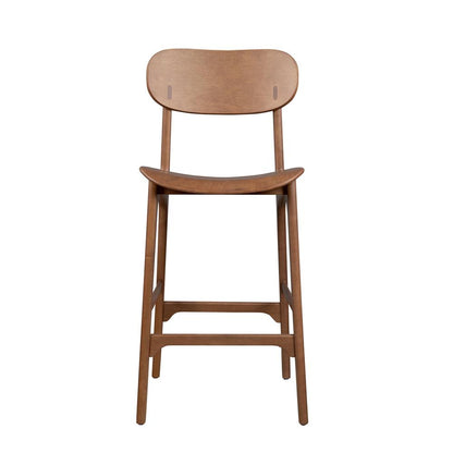 Solvang Wood Bar Stool- Brown Ale Finish