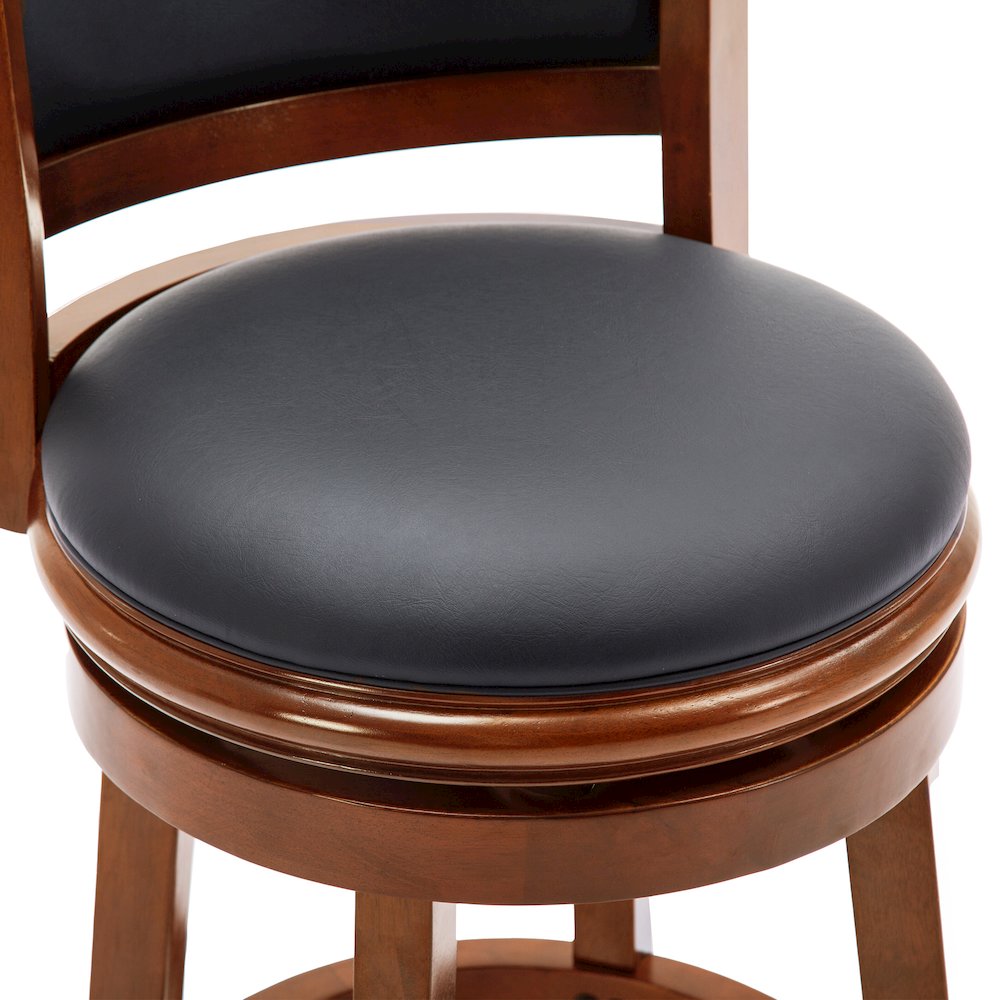 Augusta Swivel Counter Stool - Cherry