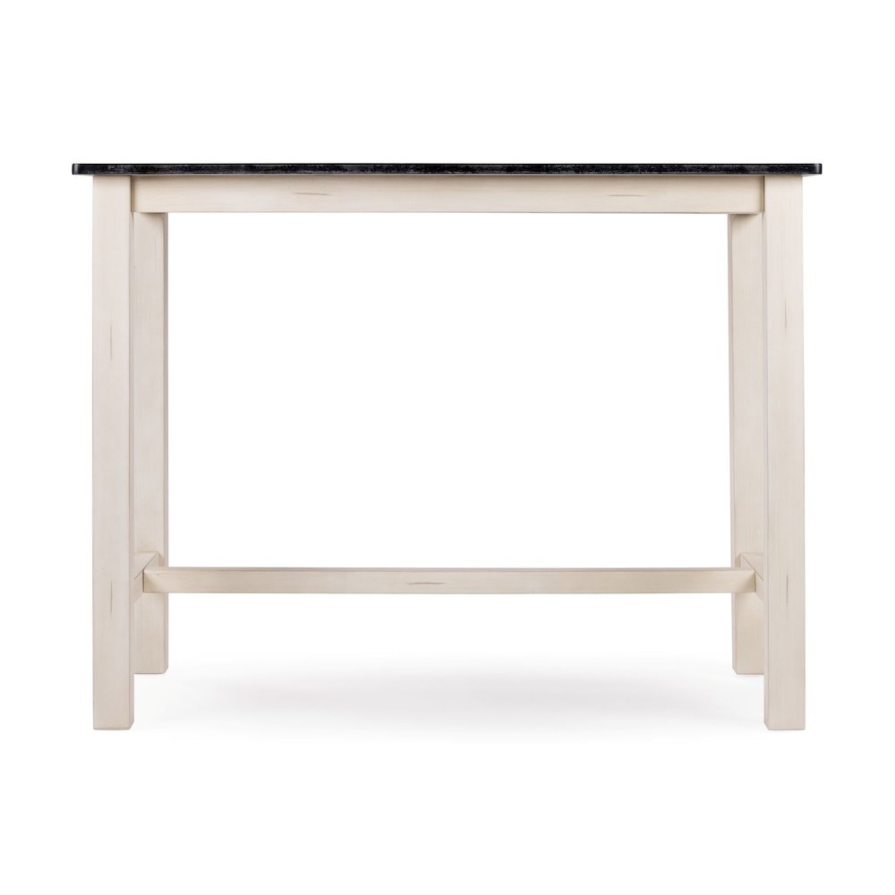Sonoma Pub Table - Antique White/European Black