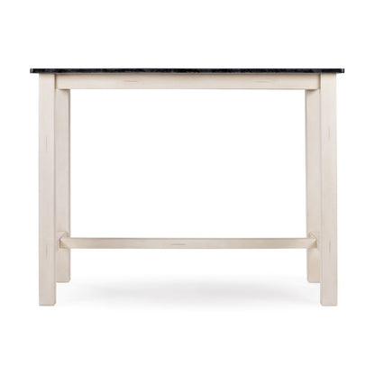 Sonoma Pub Table - Antique White/European Black