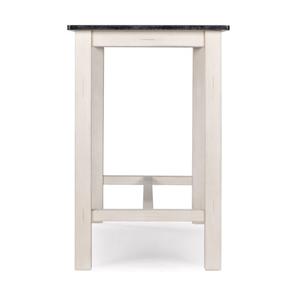 Sonoma Pub Table - Antique White/European Black