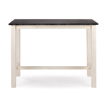 Sonoma Pub Table - Antique White/European Black