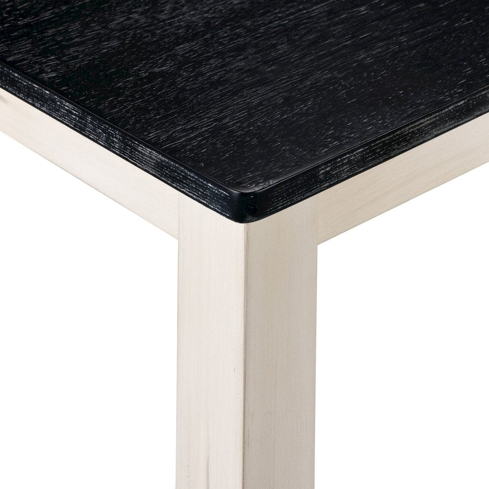 Sonoma Pub Table - Antique White/European Black