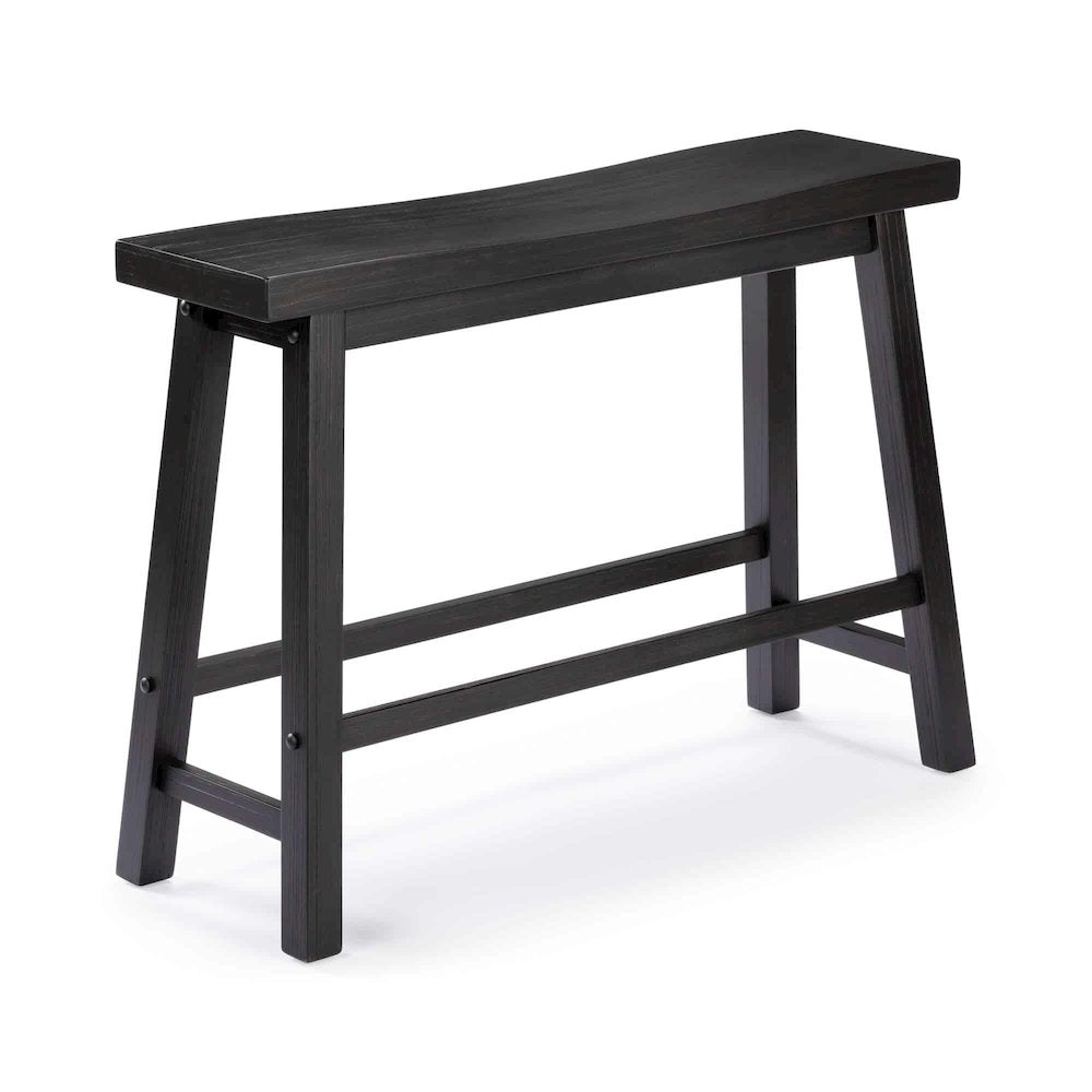 Sonoma Backless Bench - Black Charcoal