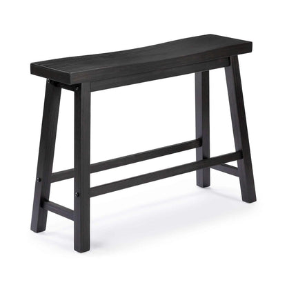 Sonoma Backless Bench - Black Charcoal