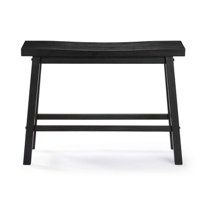 Sonoma Backless Bench - Black Charcoal