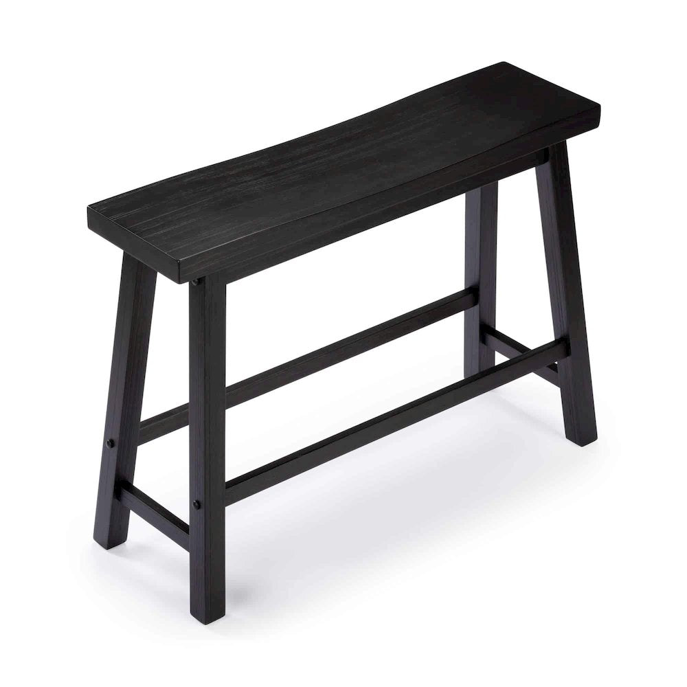 Sonoma Backless Bench - Black Charcoal