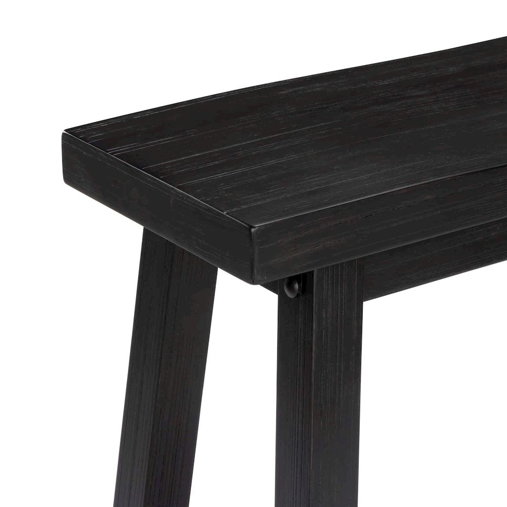 Sonoma Backless Bench - Black Charcoal