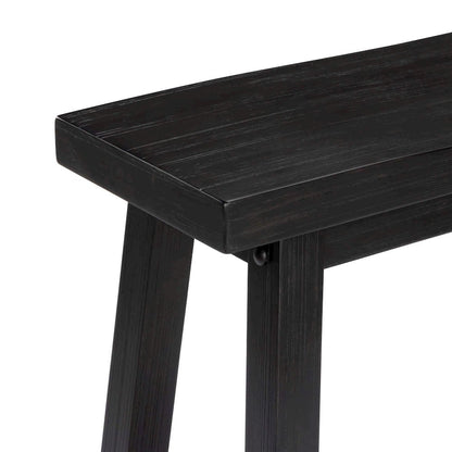 Sonoma Backless Bench - Black Charcoal