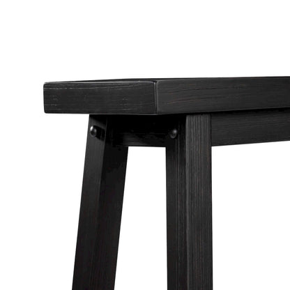 Sonoma Backless Bench - Black Charcoal