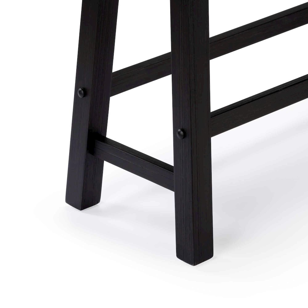 Sonoma Backless Bench - Black Charcoal