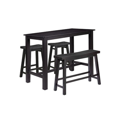 Sonoma 4pc Pub Set - Black Charcoal
