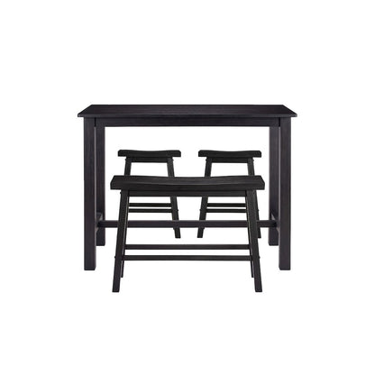Sonoma 4pc Pub Set - Black Charcoal