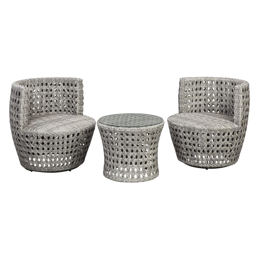 NEW APPLE 3PC SET, Gray
