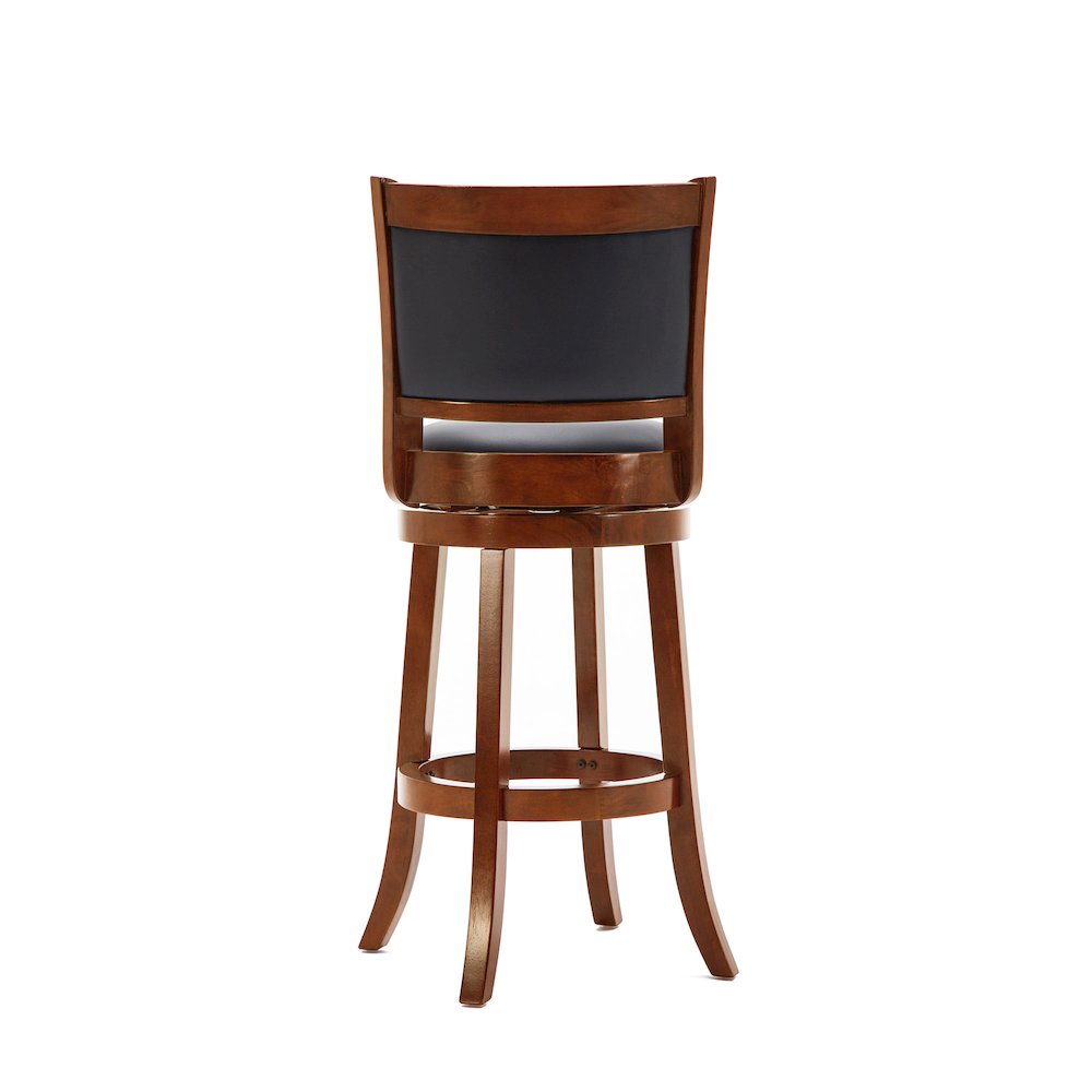 Augusta Swivel Bar Stool - Cherry