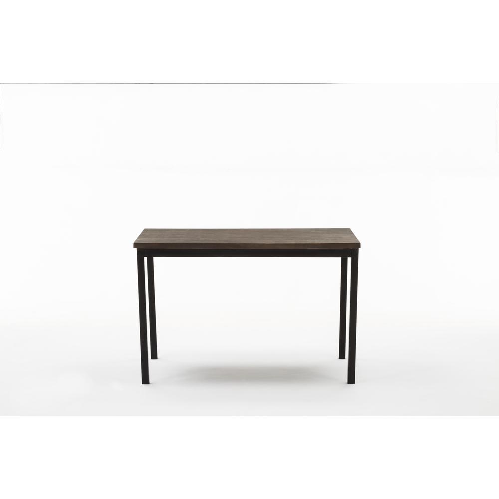 Americano Dining Table - Distressed Black Walnut Finish