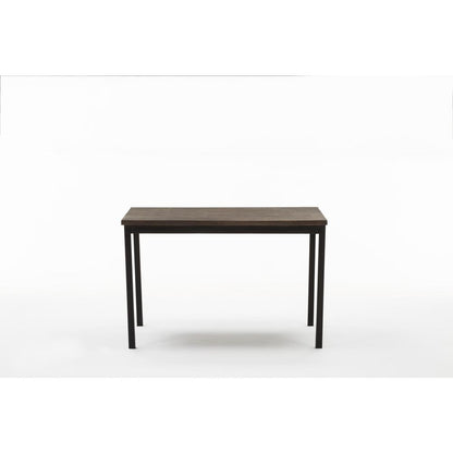 Americano Dining Table - Distressed Black Walnut Finish