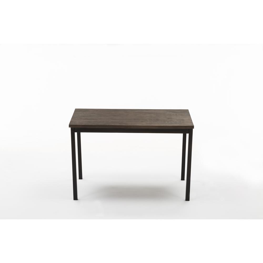 Americano Dining Table - Distressed Black Walnut Finish
