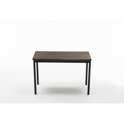 Americano Dining Table - Distressed Black Walnut Finish