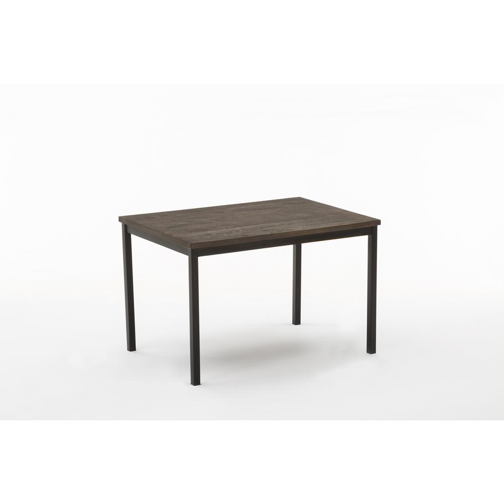 Americano Dining Table - Distressed Black Walnut Finish