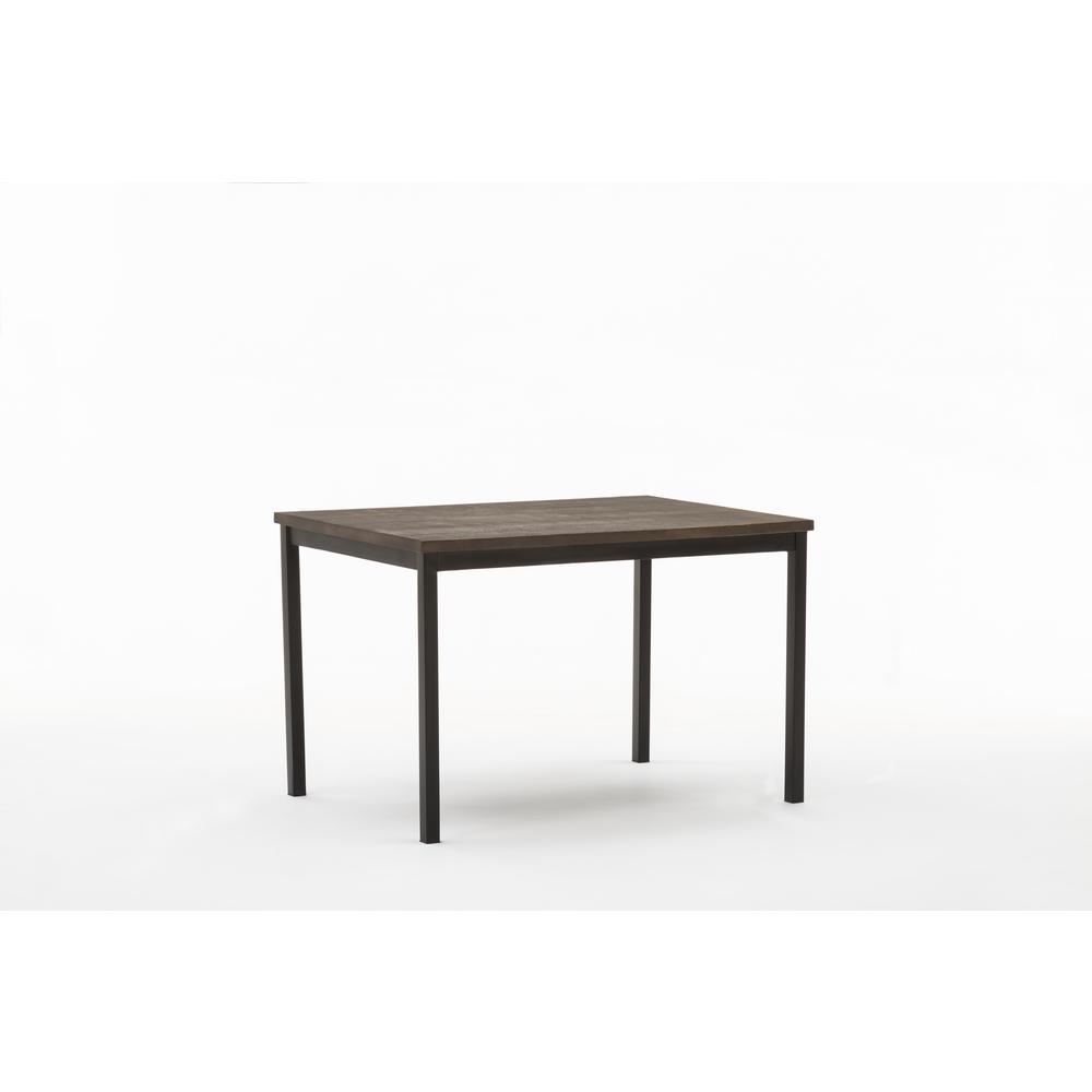 Americano Dining Table - Distressed Black Walnut Finish