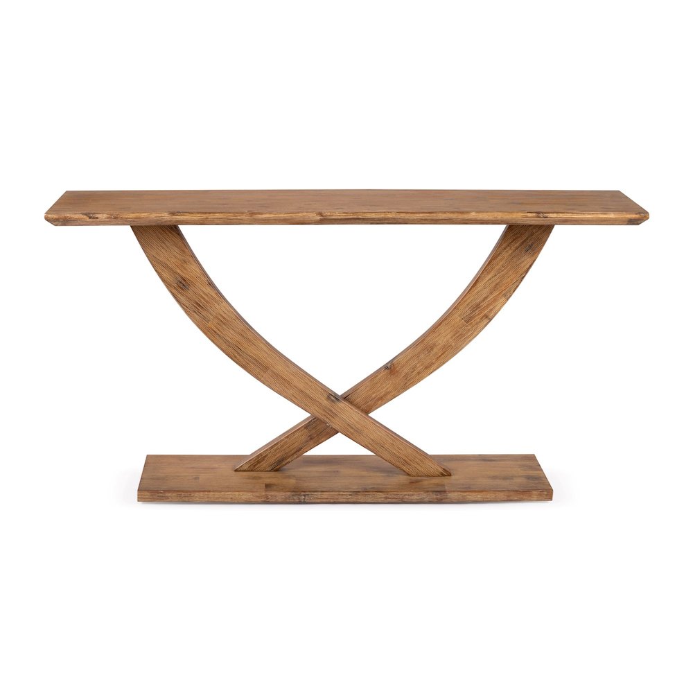 Rasmus Console Table - Barnwood Wire-Brush