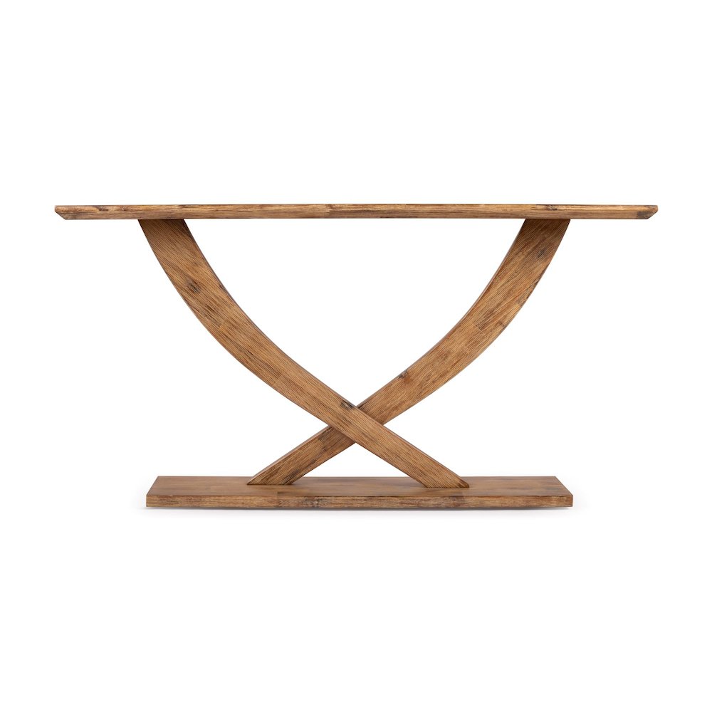 Rasmus Console Table - Barnwood Wire-Brush