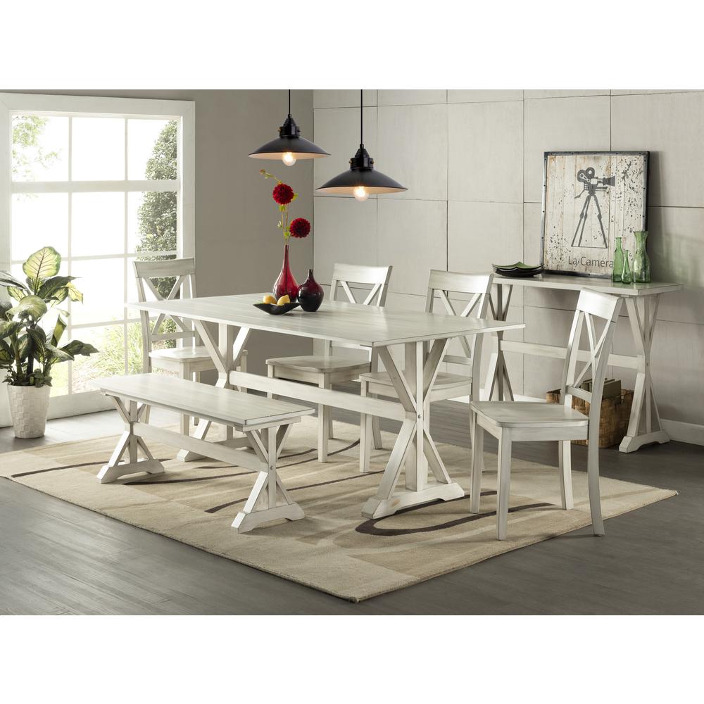 Jamestown 6pc Dining Set - Antique White