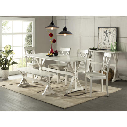 Jamestown 6pc Dining Set - Antique White