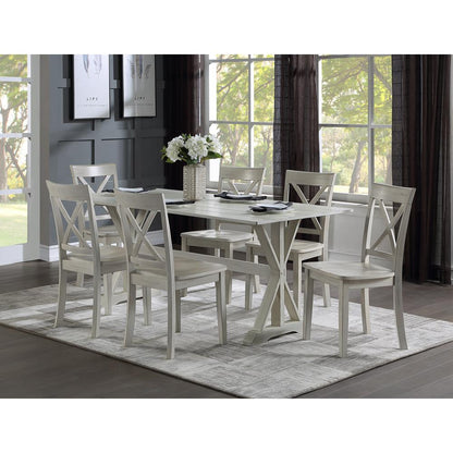 Jamestown 7pc Dining Set - Antique White