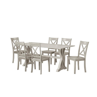 Jamestown 7pc Dining Set - Antique White