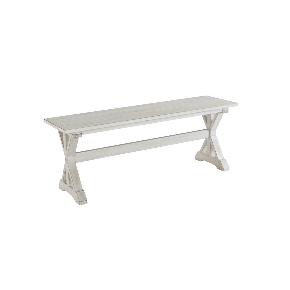 Jamestown Dining Bench - Antique White