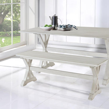 Jamestown Dining Bench - Antique White