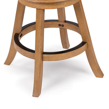 Sheldon Swivel Counter Stool - Driftwood Wire-Brush