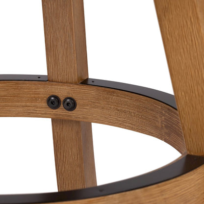 Sheldon Swivel Counter Stool - Driftwood Wire-Brush