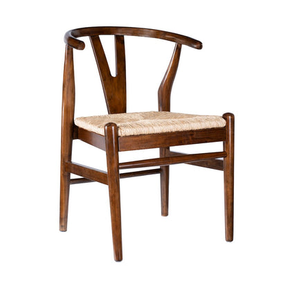 Wishbone Dining Chairs - Set of 2 - Cappuccino Finish