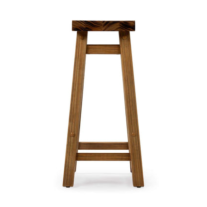 Sonoma Backless Saddle Counter Stool - Burnt Natural