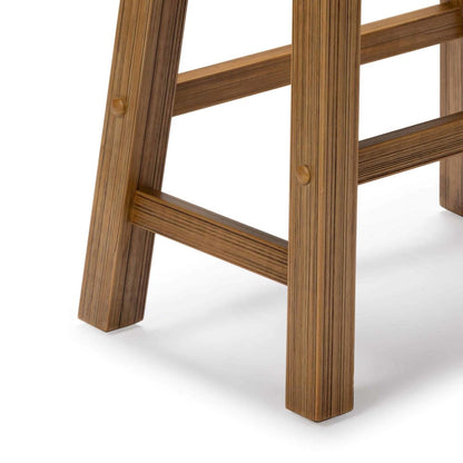 Sonoma Backless Saddle Counter Stool - Burnt Natural
