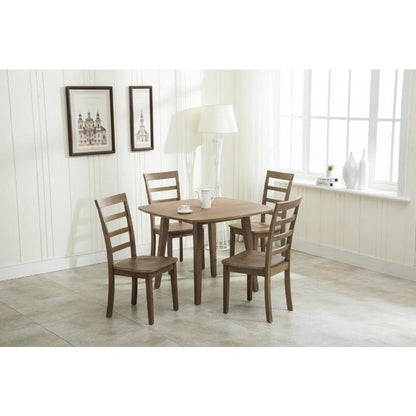 Boulder Dining Chairs, Set of 2 - Barnwood Wire-Brush